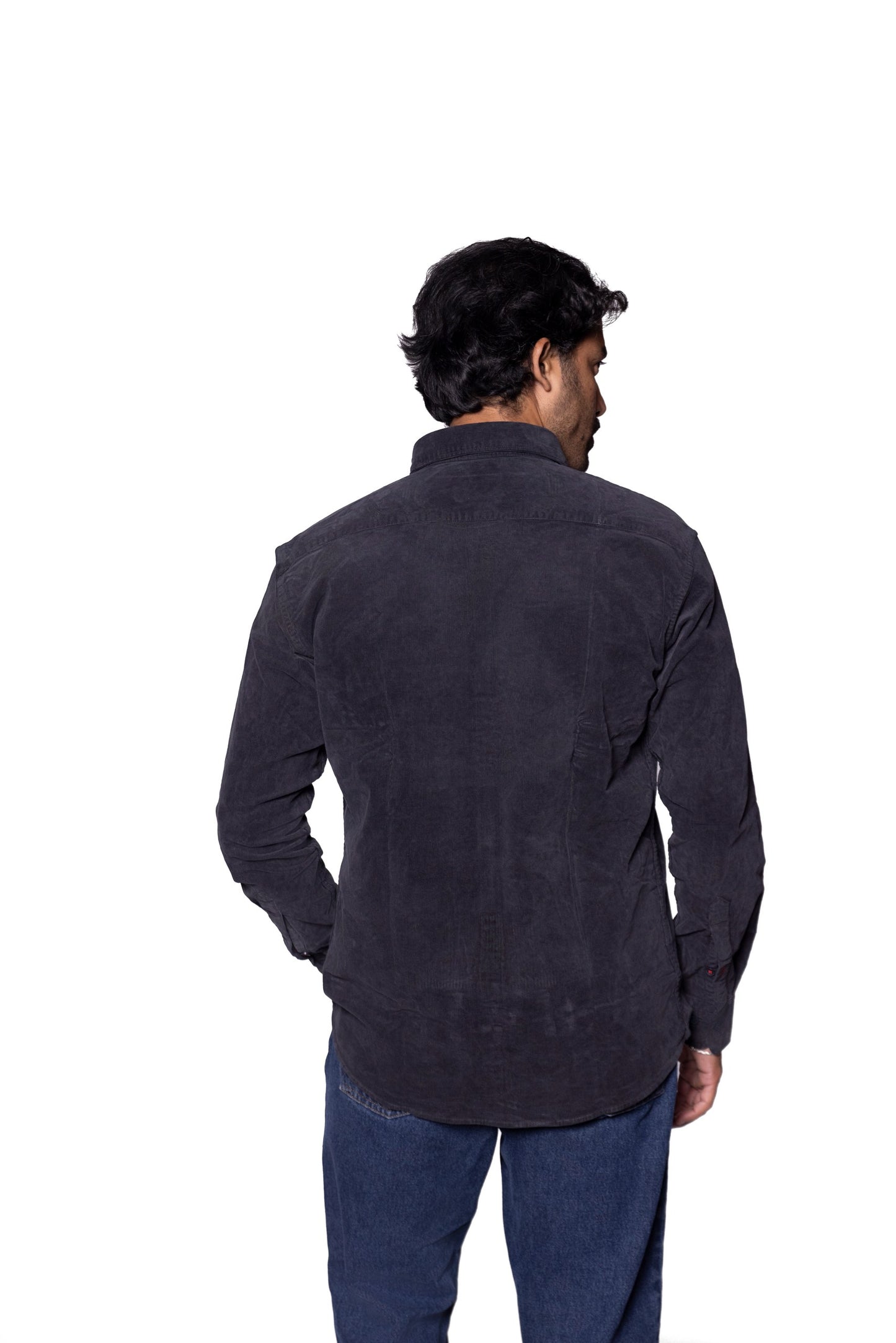 Charcoal Corduroy Shirt