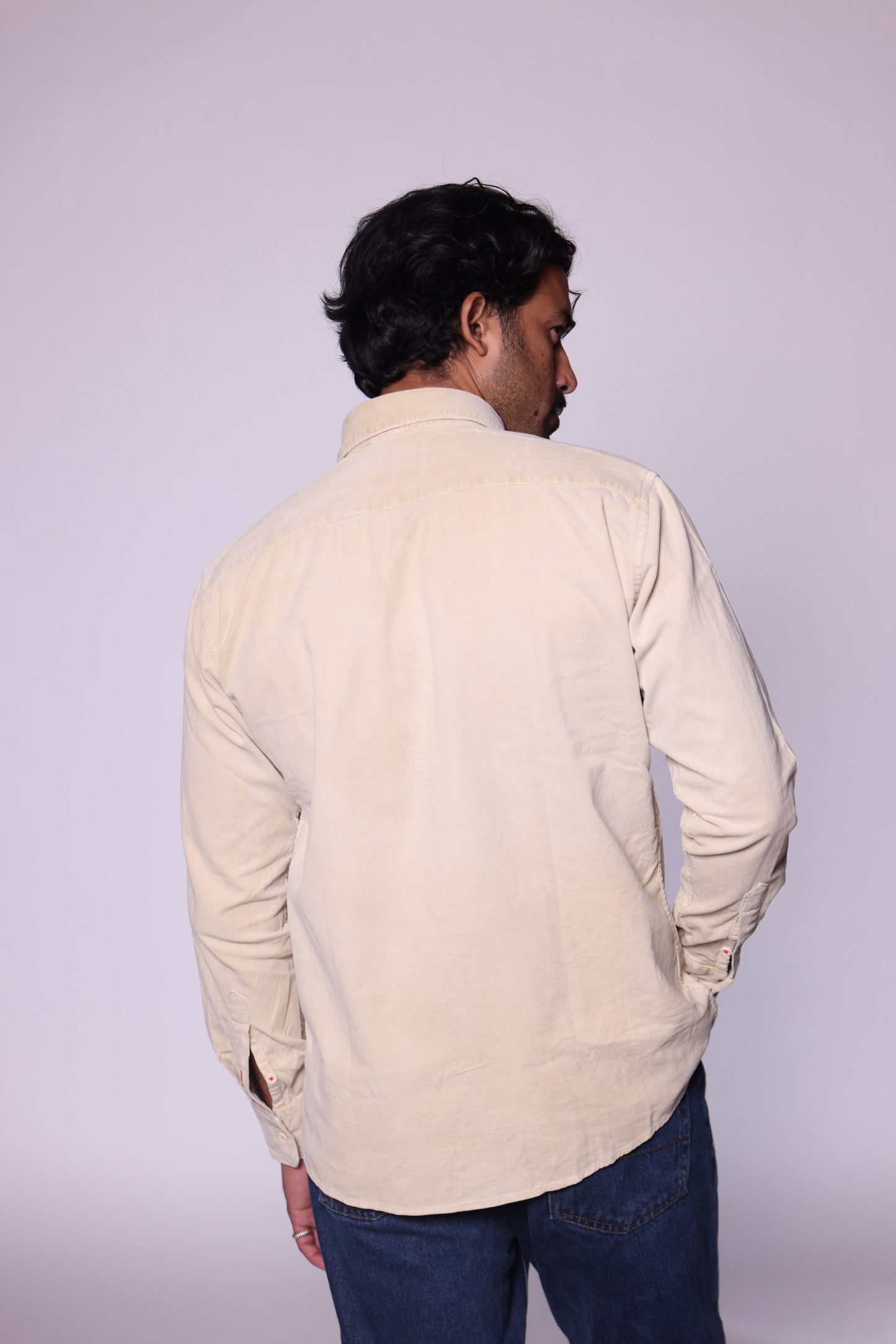 Cream Corduroy Shirt