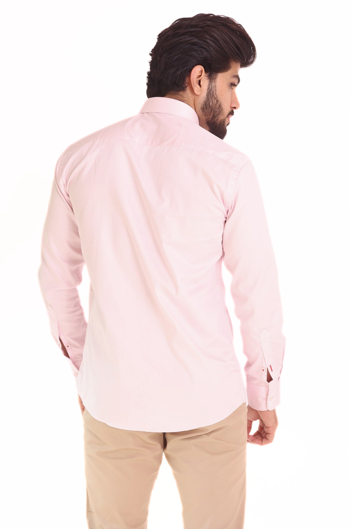 Men's Solid Shirt - Pink