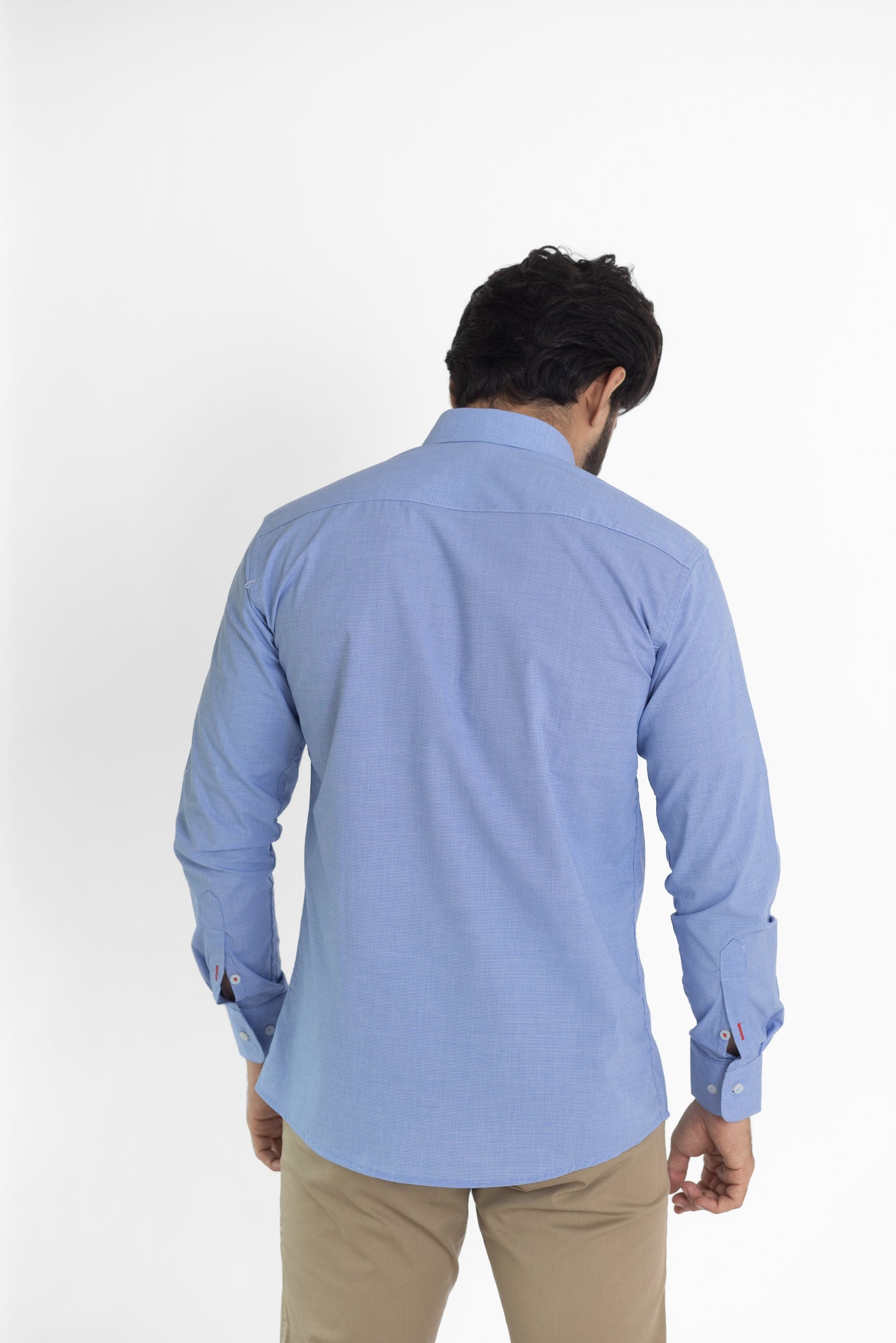 Blue Solid Shirt