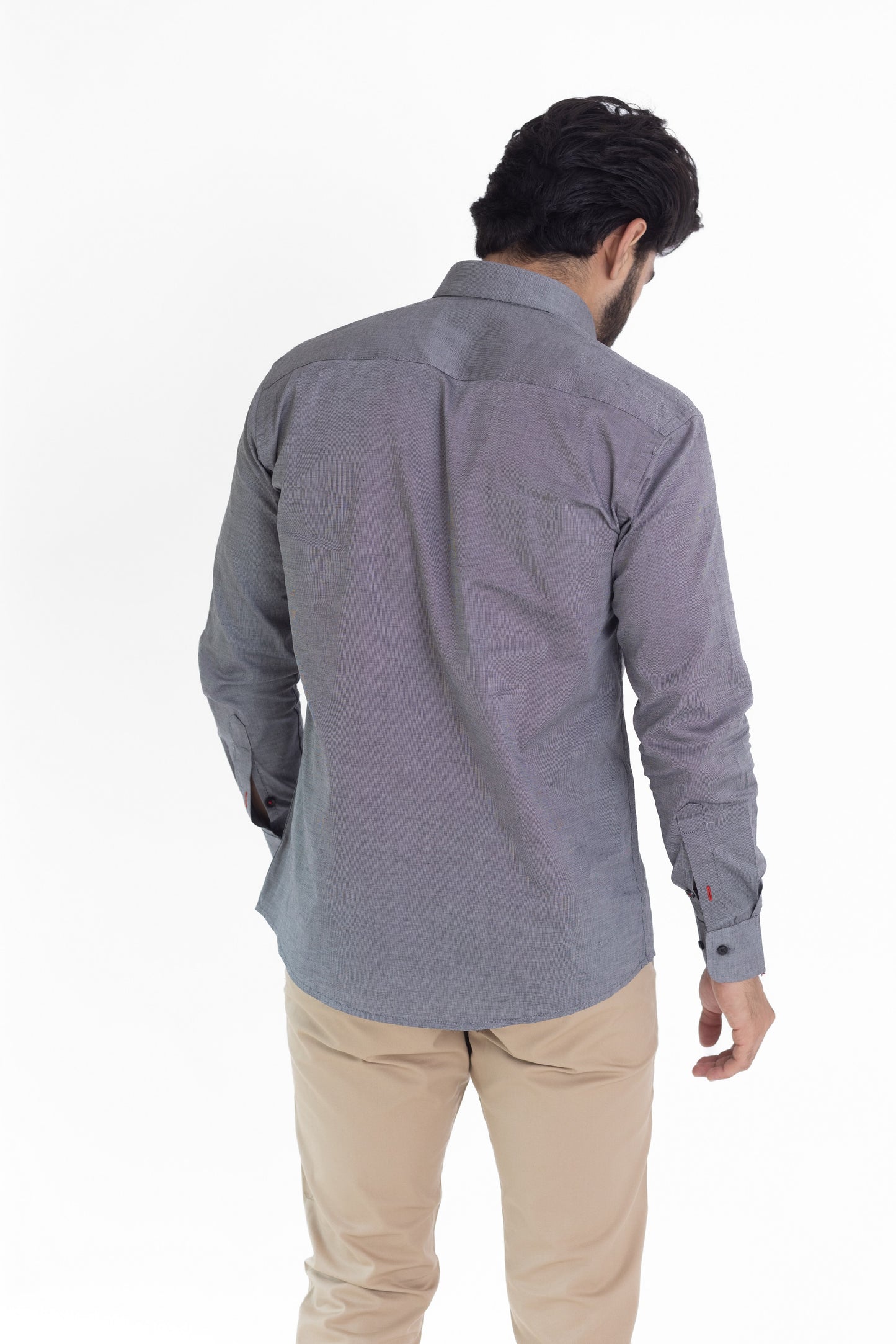 Grey Solid Shirt