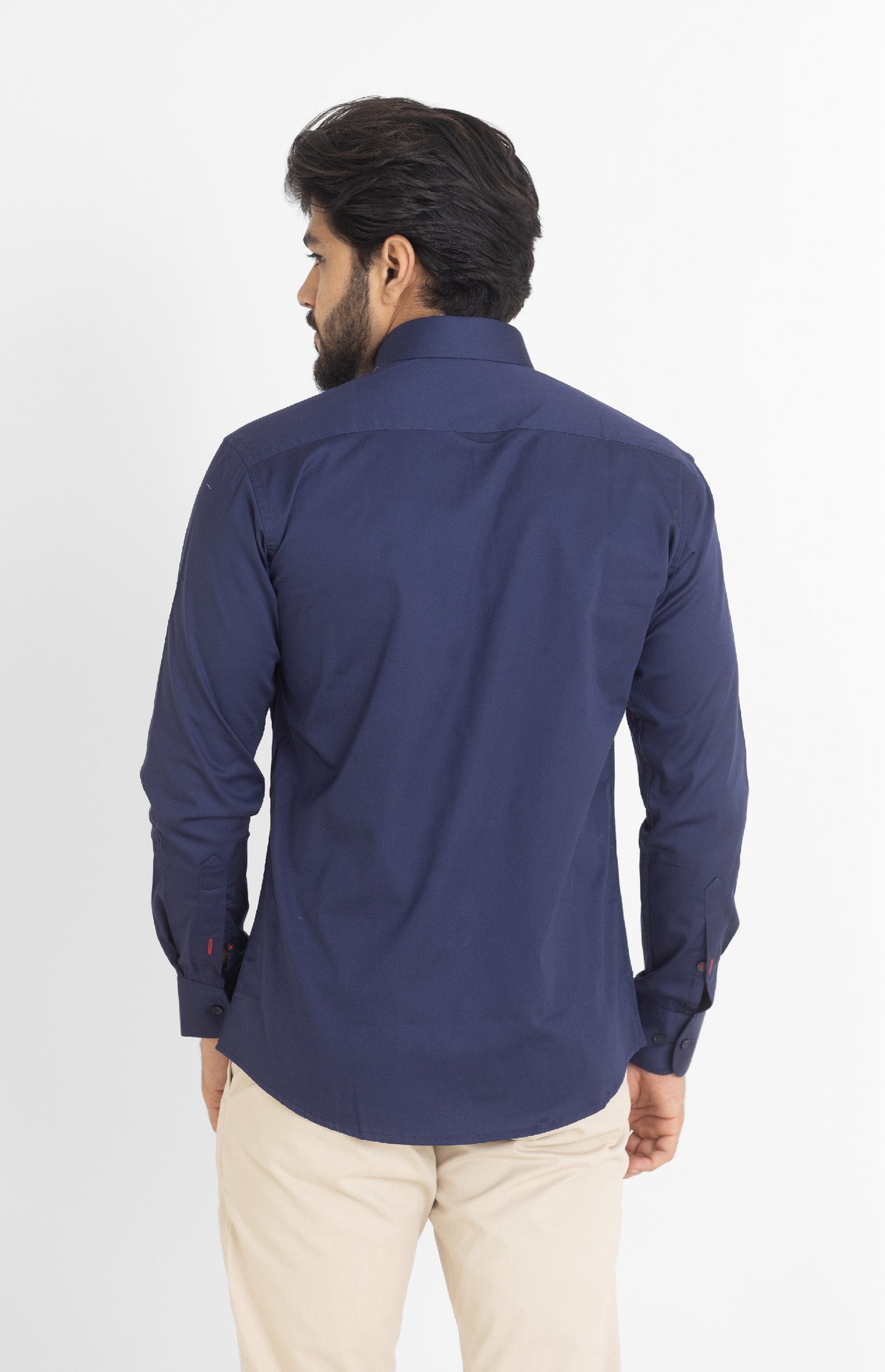 Dark Blue Solid Shirt