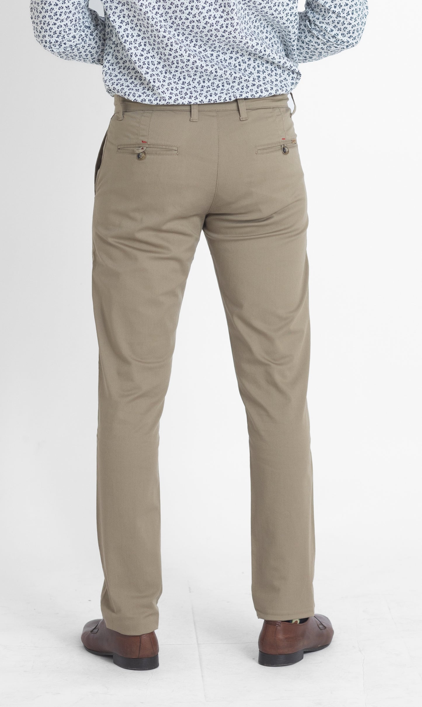 Solid Cotton Trouser- Khakhi