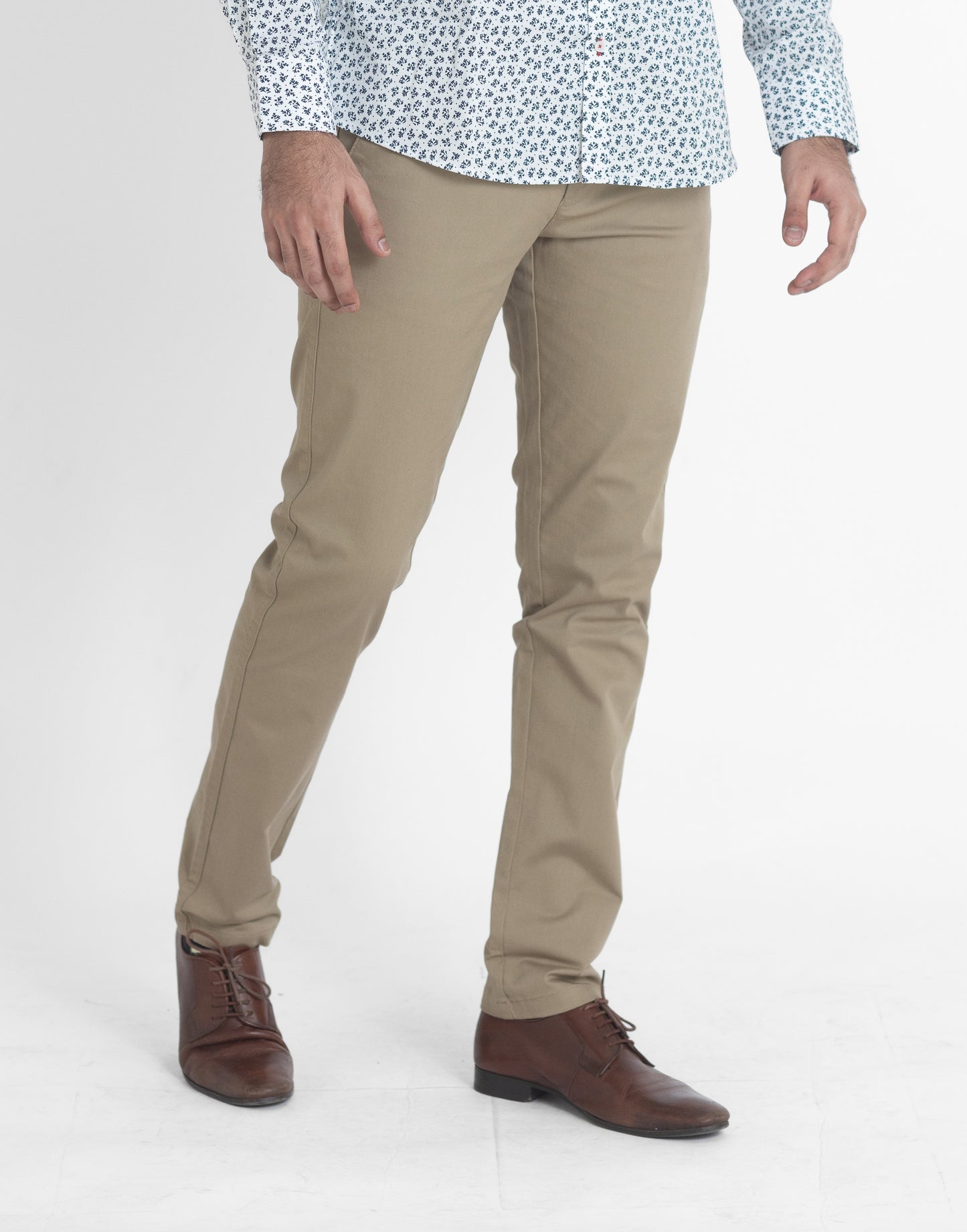 Solid Cotton Trouser- Khakhi